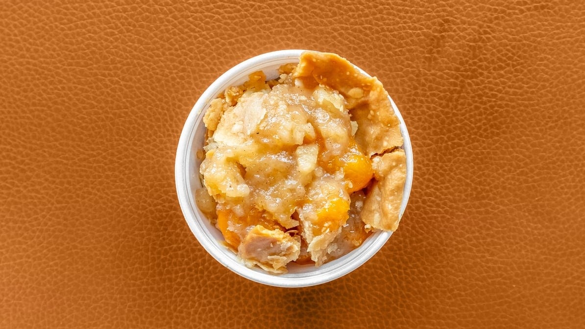 Peach Cobbler.