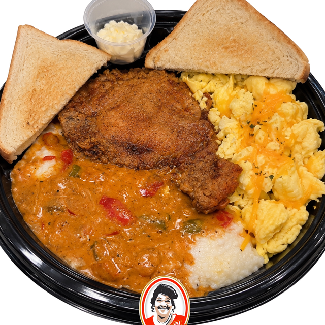Pork Chop & Eggs.