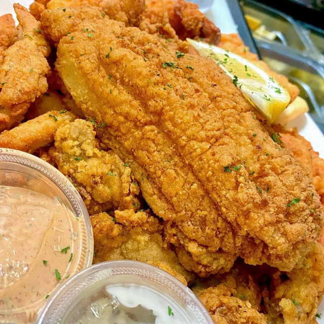 Fried Catfish Filet.