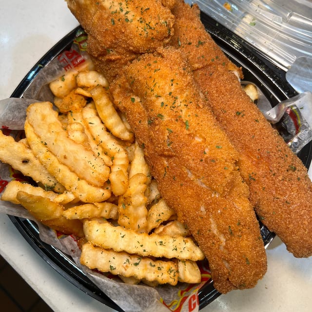 Fried Whiting Fillet Fish.